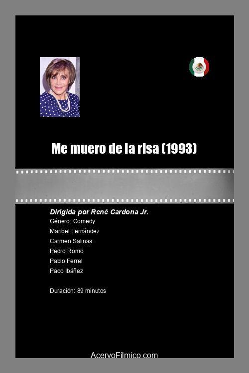 Me muero de la risa 1990 official movie poster