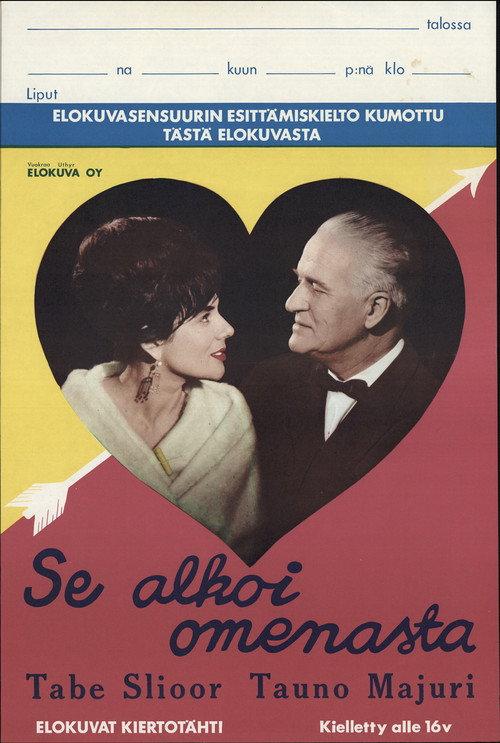 Se alkoi omenasta 1962 official movie poster