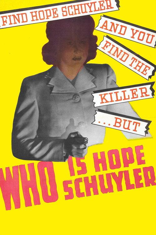 Who Is Hope Schuyler? 1942 official movie poster