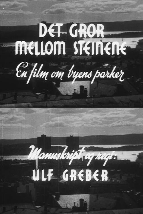 Oslofilm: Det gror mellom steinene 1949 official movie poster