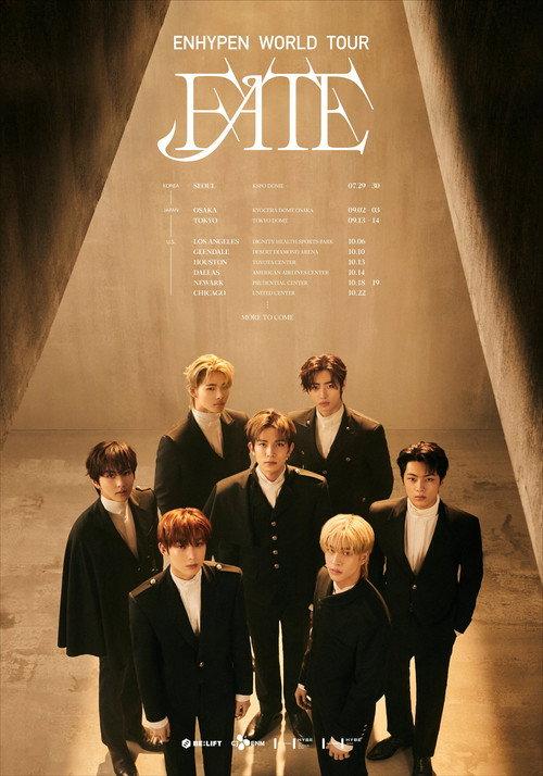 Enhypen World Tour 'FATE' 2023 official movie poster