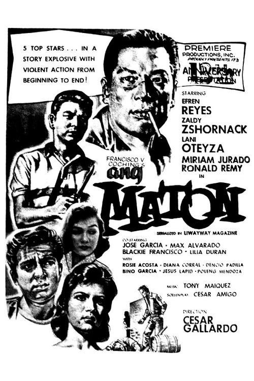 Ang Maton 1959 official movie poster