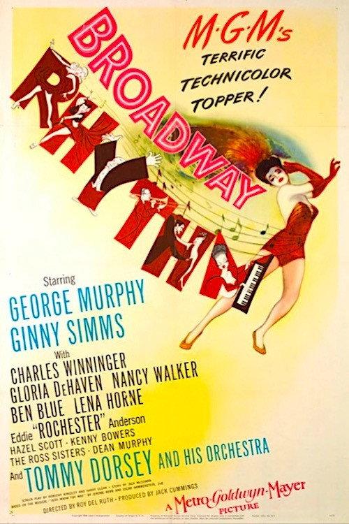 Broadway Rhythm 1944 official movie poster