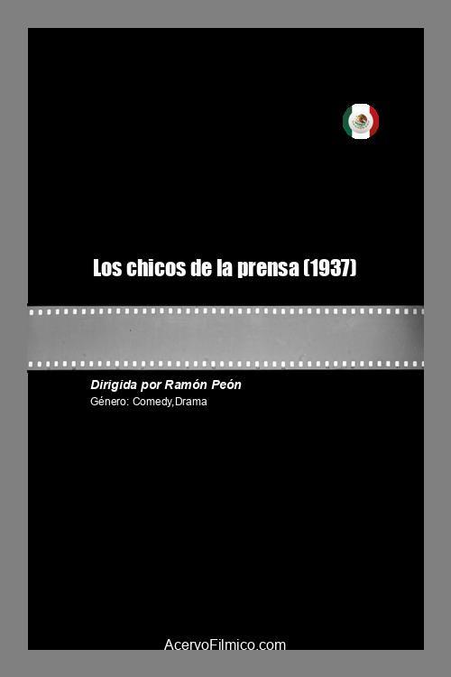 Los chicos de la prensa 1937 official movie poster