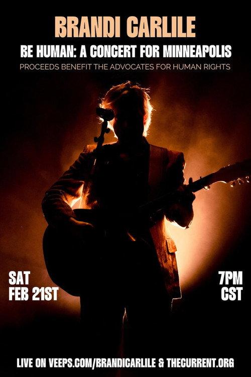 Brandi Carlile - Be Human: A Concert for Minneapolis 2026 official movie poster