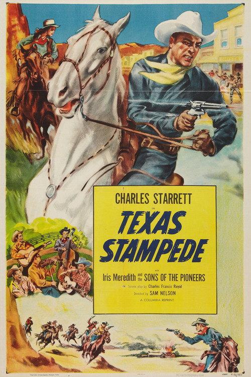 Texas Stampede 1939 official movie poster