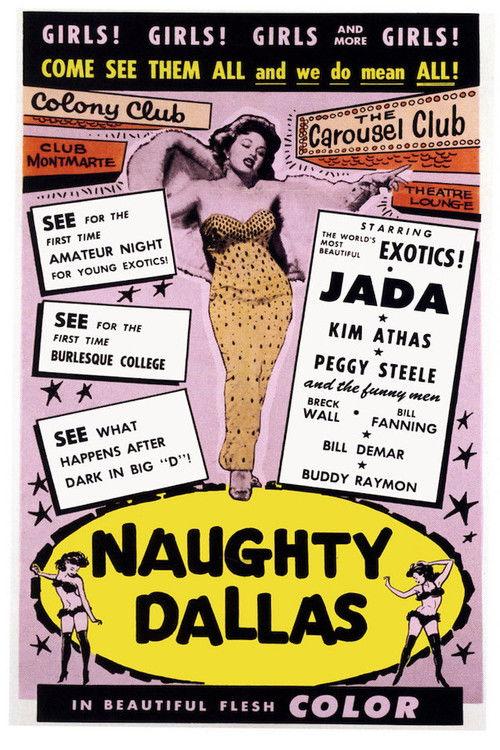 Naughty Dallas 1964 official movie poster