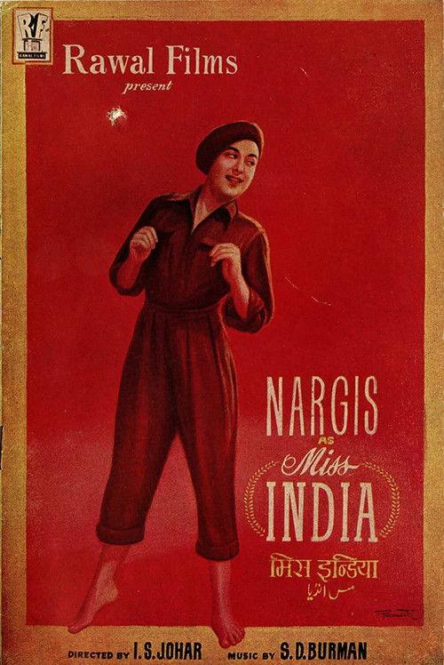 Miss India 1957 official movie poster