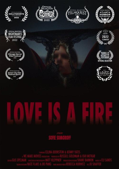 Love is a Fire 2022 official movie poster