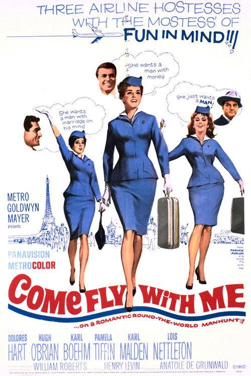 Come Fly with Me 1963 official movie poster