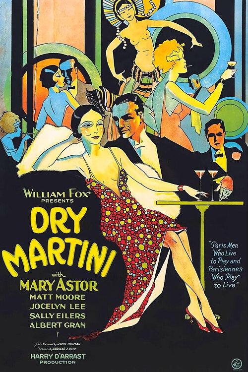 Dry Martini 1928 official movie poster