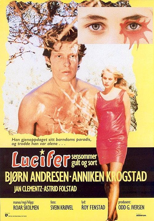 Lucifer Sensommer - gult og sort 1990 official movie poster