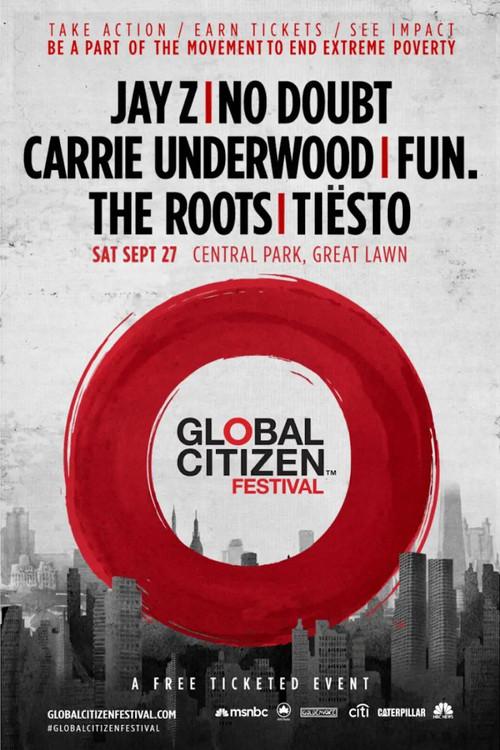 Global Citizen Festival 2014 2014 official movie poster