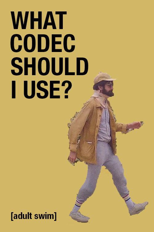 What Codec Should I Use? 2020 official movie poster