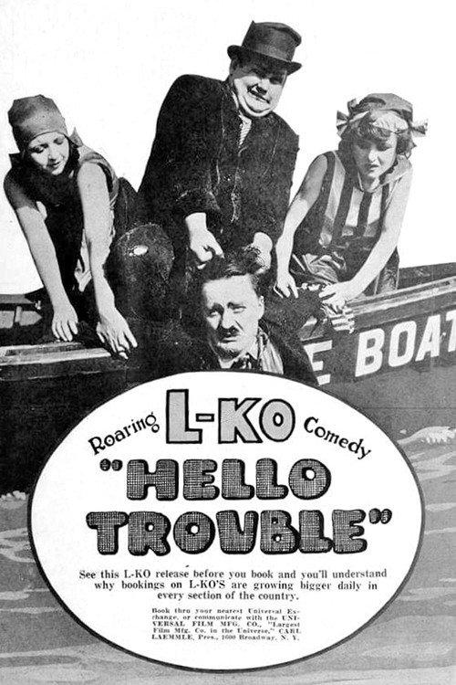 Hello Trouble 1918 official movie poster