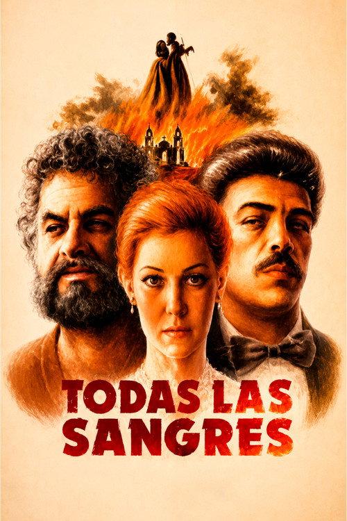 Todas las Sangres 1988 official movie poster