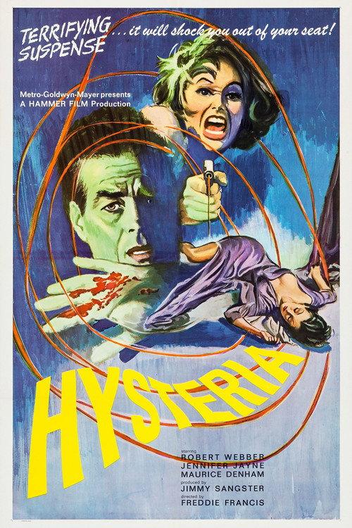 Hysteria 1965 official movie poster