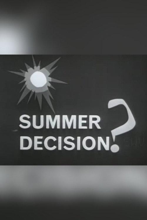 Summer Decision 1965 official movie poster