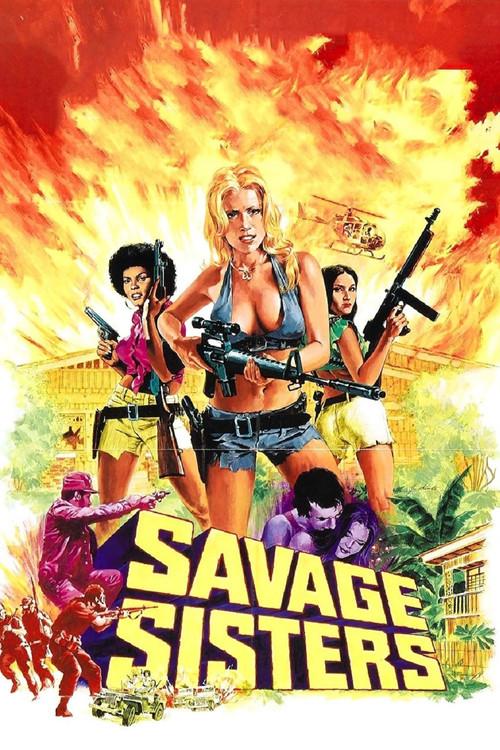 Savage Sisters 1974 official movie poster