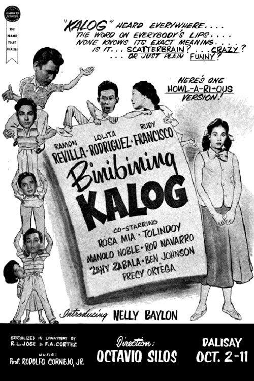 Binibining Kalog 1955 official movie poster
