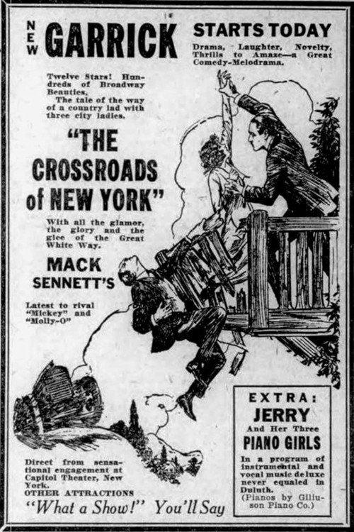 The Crossroads of New York 1922 official movie poster