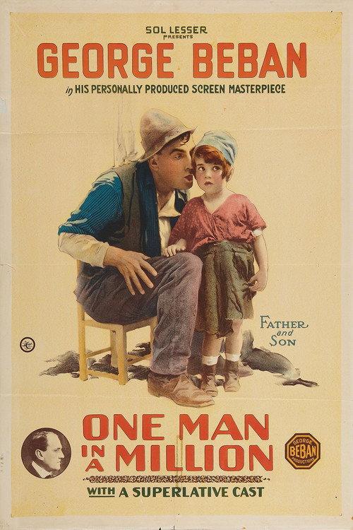 One Man in a Million 1921 official movie poster