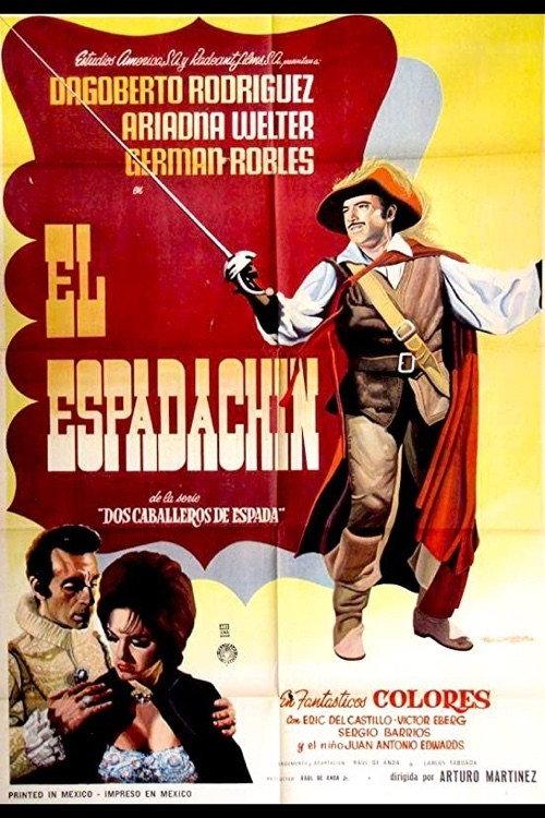Dos caballeros de espada 1964 official movie poster