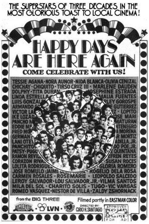 Happy Days Are Here Again 1974 official movie poster