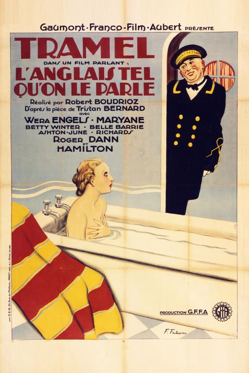 English as it is spoken 1931 official movie poster
