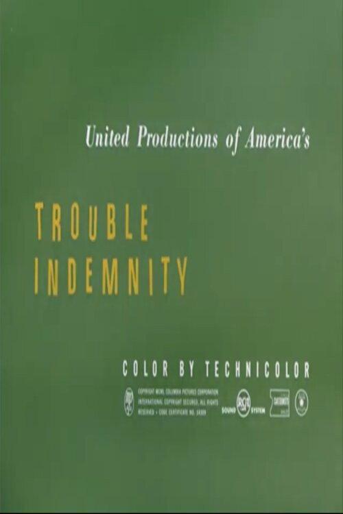 Trouble Indemnity 1950 official movie poster