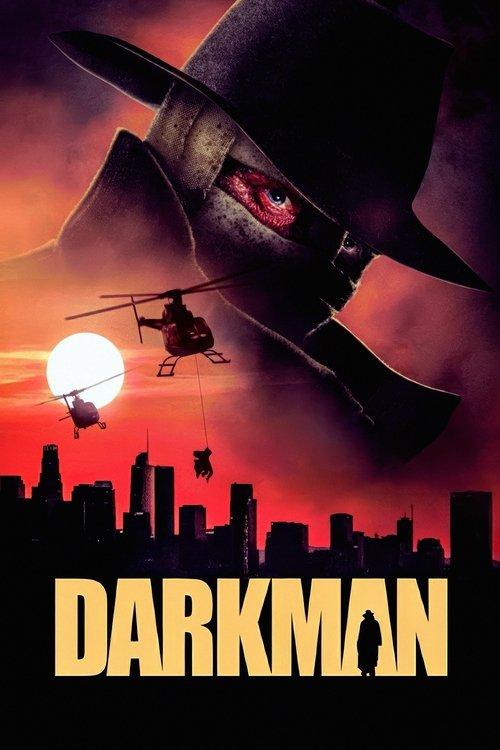 Darkman 1990 official movie poster