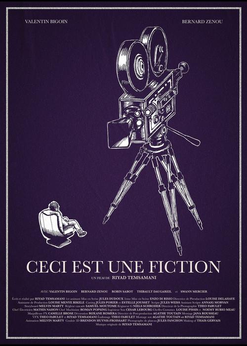 CECI EST UNE FICTION official movie poster