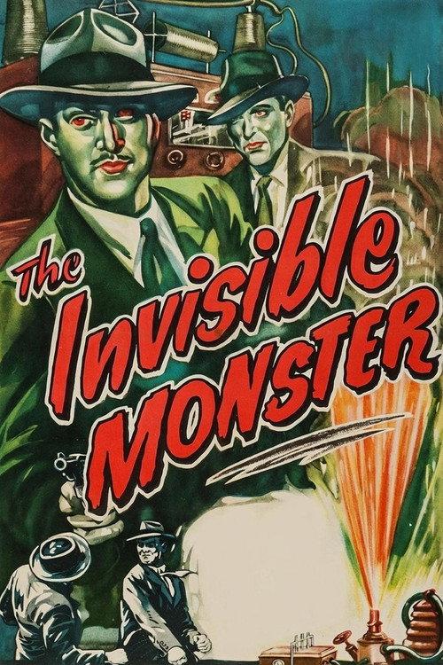The Invisible Monster 1950 official movie poster