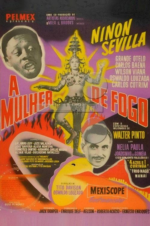 Mujeres de fuego 1958 official movie poster