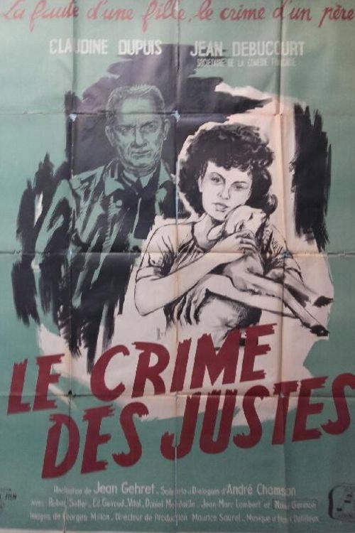 The Crime of the Just 1950 official movie poster