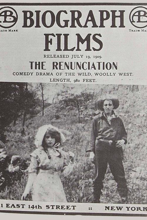 The Renunciation 1909 official movie poster