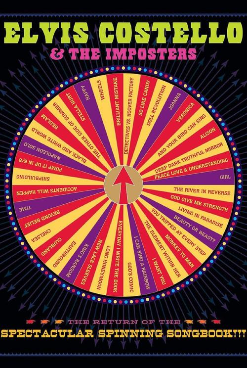 Elvis Costello & The Imposters: The Return Of The Spectacular Spinning Songbook 2012 official movie poster
