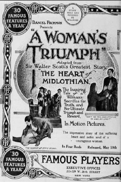 A Woman's Triumph 1914 official movie poster