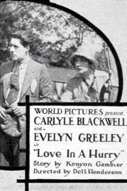Love in a Hurry 1919 official movie poster