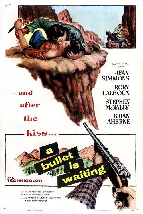 A Bullet Is Waiting 1954 official movie poster