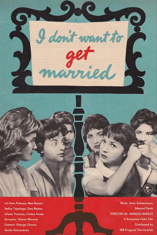 I Don't Want to Get Married 1961 official movie poster
