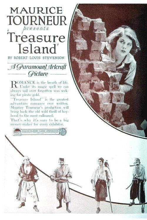 Treasure Island 1920 official movie poster