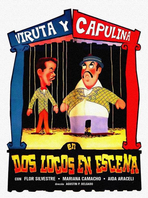 Dos locos en escena 1960 official movie poster