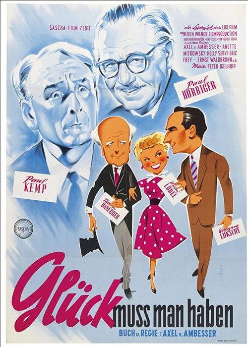 Drei, von denen man spricht 1953 official movie poster