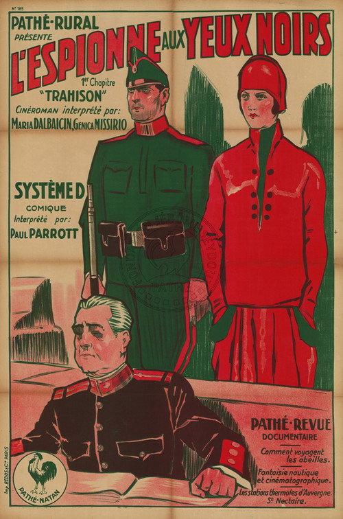 L'espionne aux yeux noirs 1926 official movie poster