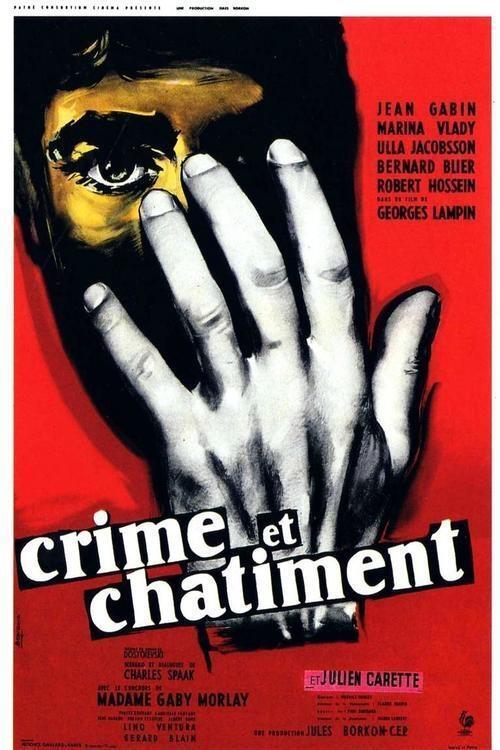 Crime and Punishment 1956 official movie poster