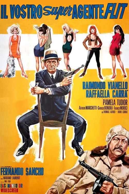 Il vostro superagente Flit 1966 official movie poster