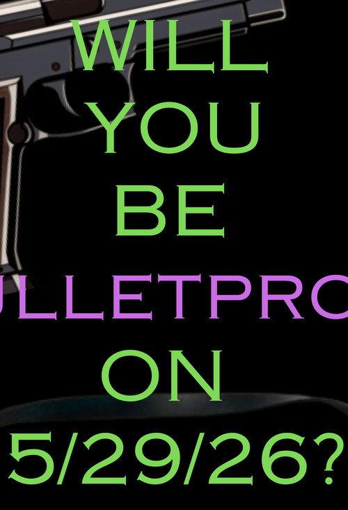 Bulletproof Man 2026 official movie poster
