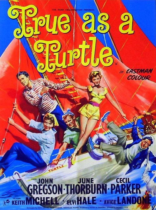 True as a Turtle 1957 official movie poster