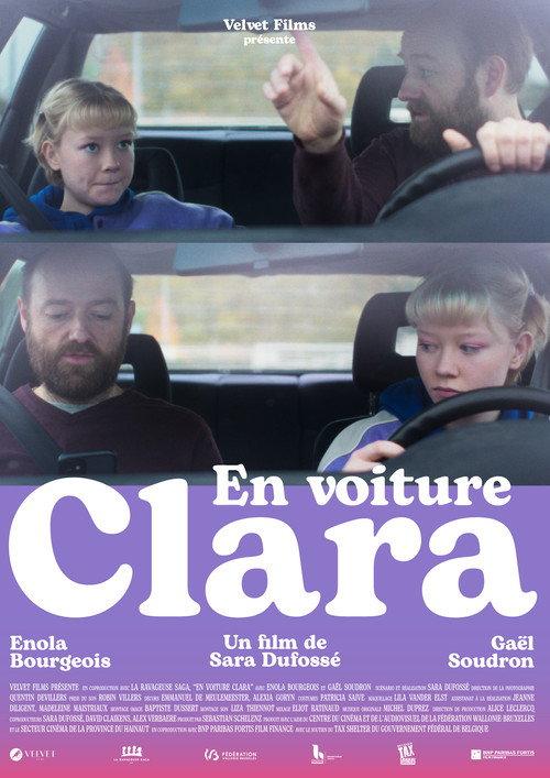 En Voiture Clara 2025 official movie poster
